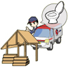 小物建築資材の配送
